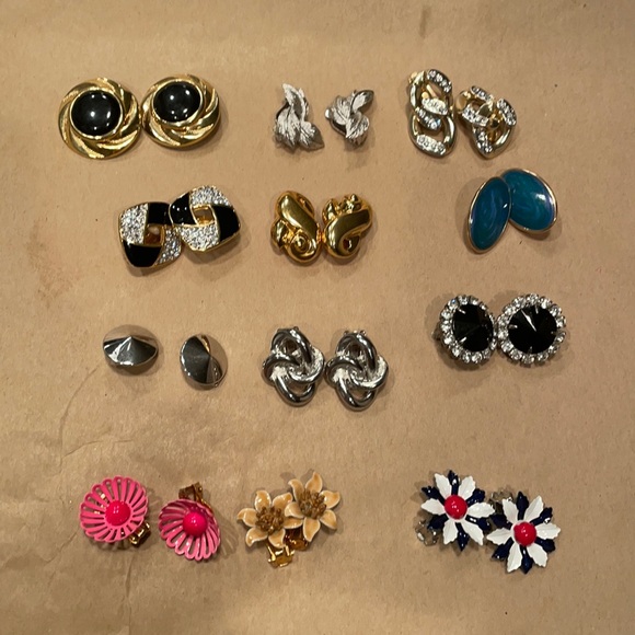 Vintage Clip-on Earring Lot